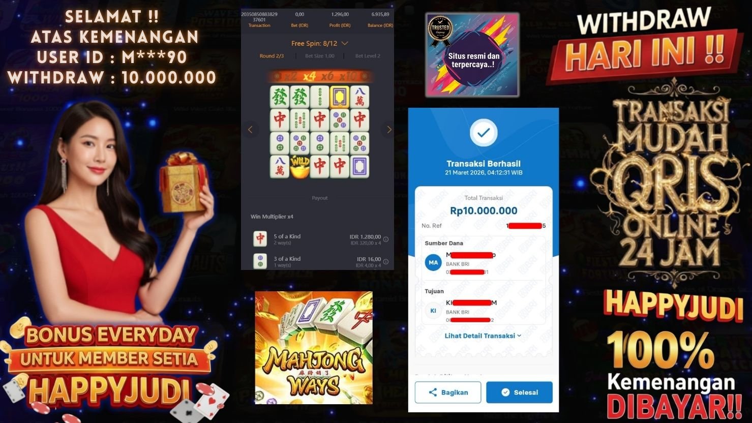 HAPPYJUDI JACKPOT SLOT MAHJONG WAYS 